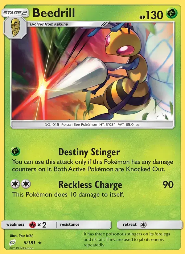 Beedrill - 5/196 - Team Up