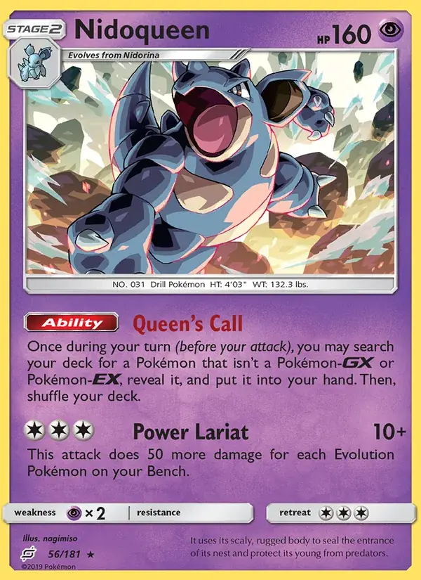 Nidoqueen - 56/196 - Team Up