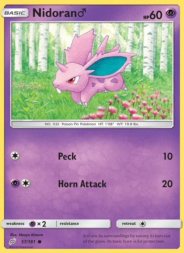 Nidoran♂ - 57/196 - Team Up