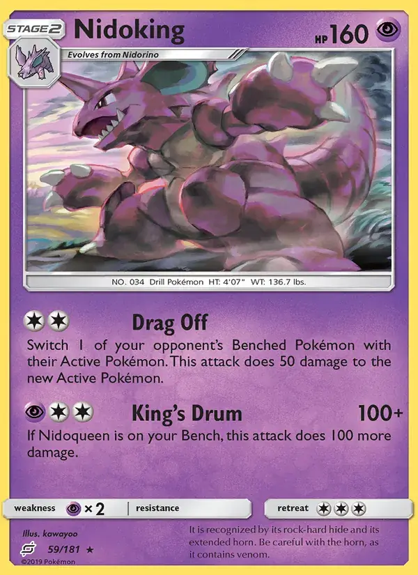 Nidoking - 59/196 - Team Up