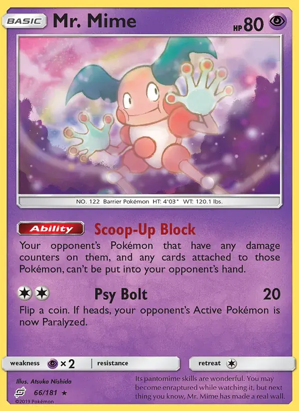 Mr. Mime - 66/196 - Team Up