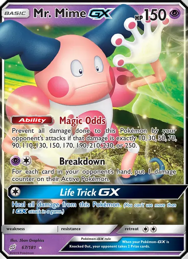 Mr. Mime GX - 67/196 - Team Up