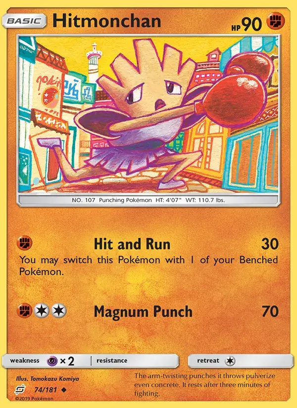 Hitmonchan - 74/196 - Team Up