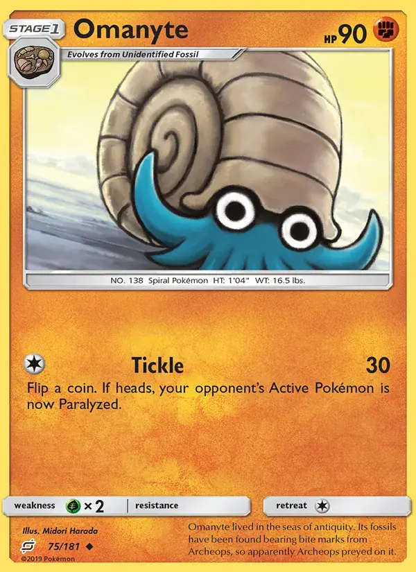 Omanyte - 75/196 - Team Up