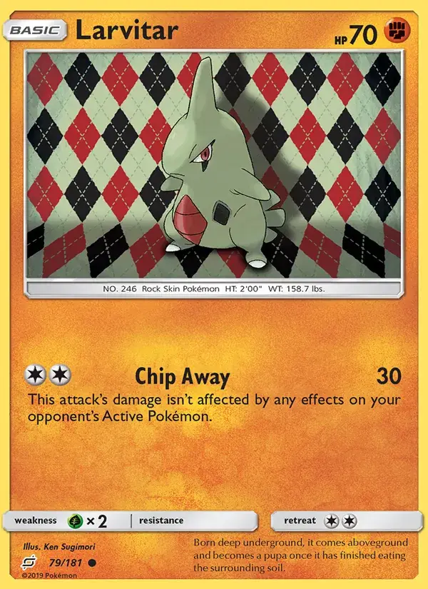 Larvitar - 79/196 - Team Up