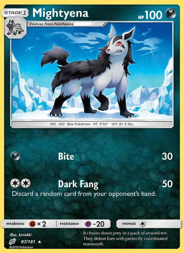 Mightyena - 87/196 - Team Up