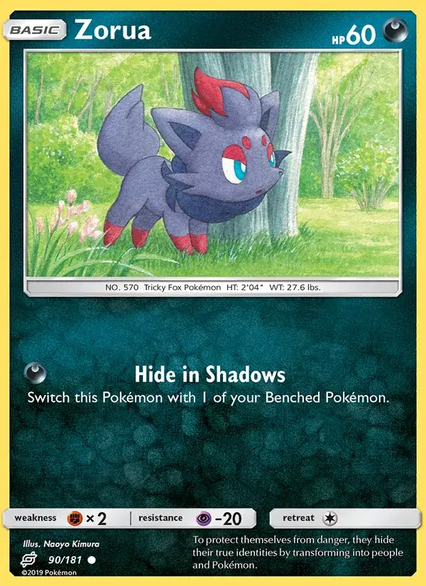 Zorua - 90/196 - Team Up