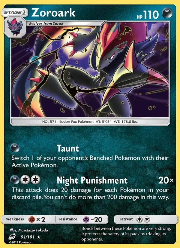 Zoroark - 91/196 - Team Up