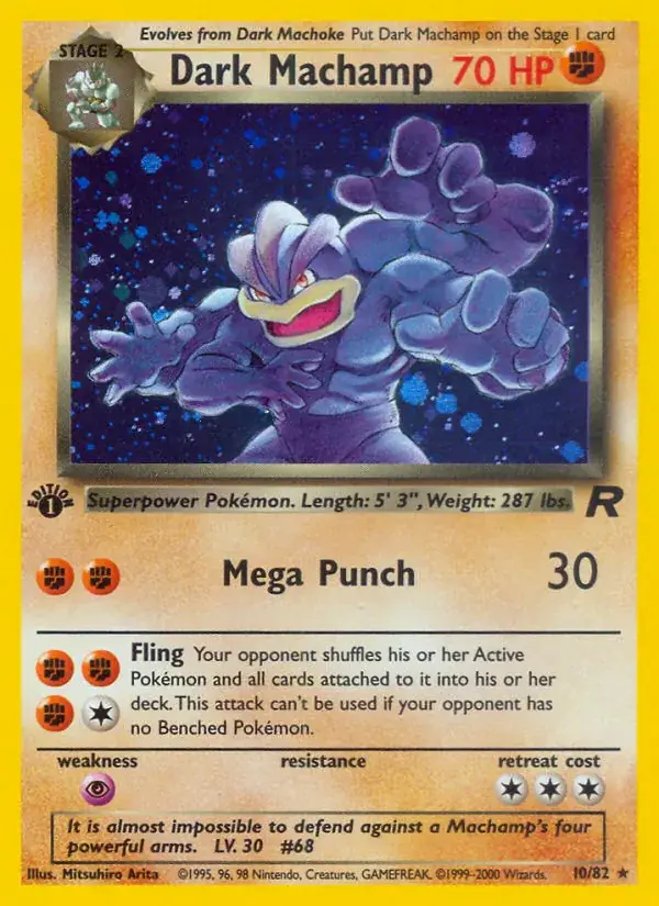 Dark Machamp - 10/83 - Team Rocket
