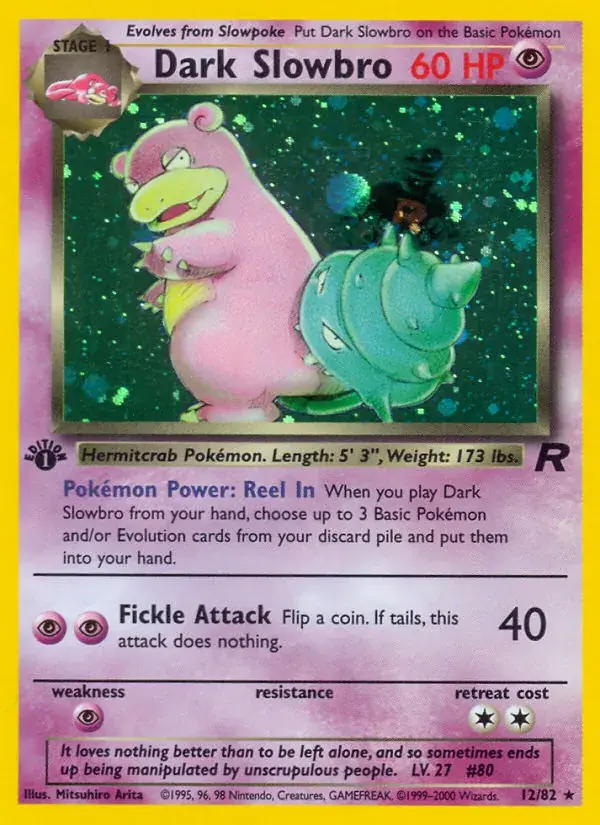 Dark Slowbro - 12/83 - Team Rocket