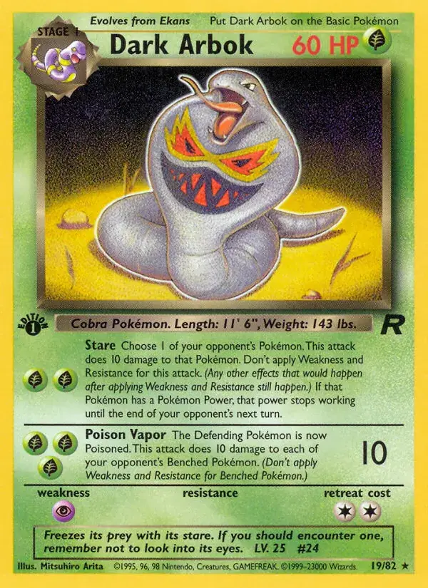 Dark Arbok - 19/83 - Team Rocket