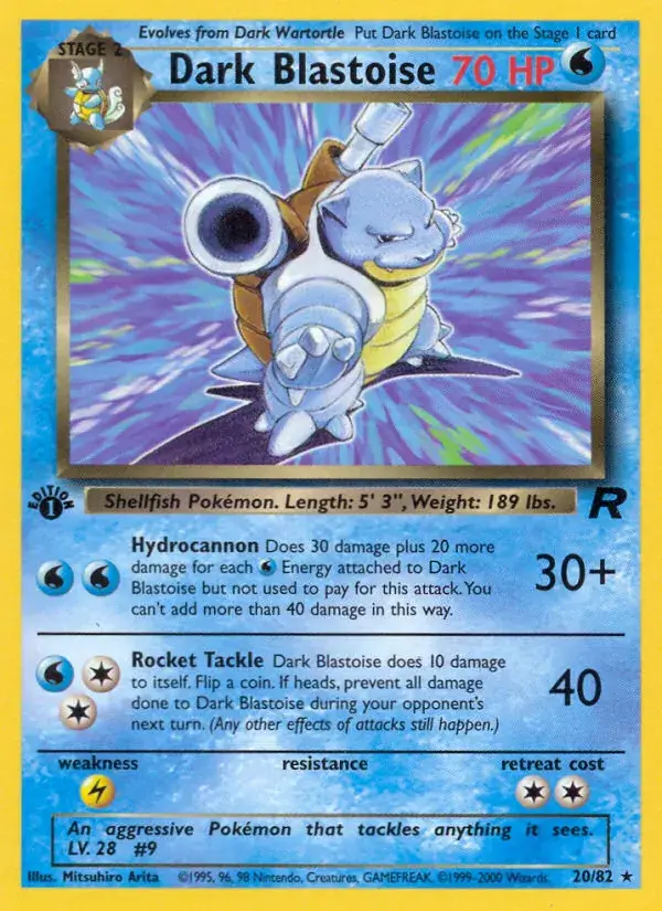 Dark Blastoise - 20/83 - Team Rocket