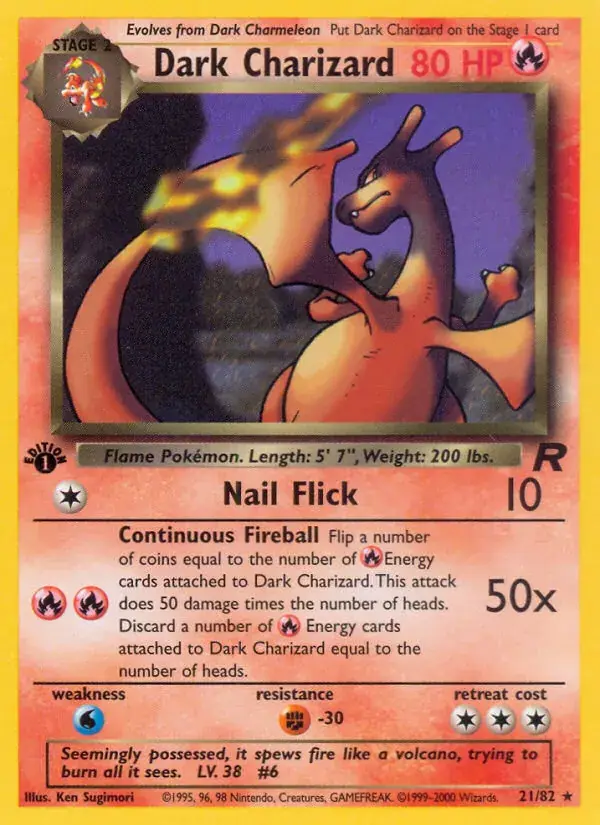 Dark Charizard - 21/83 - Team Rocket