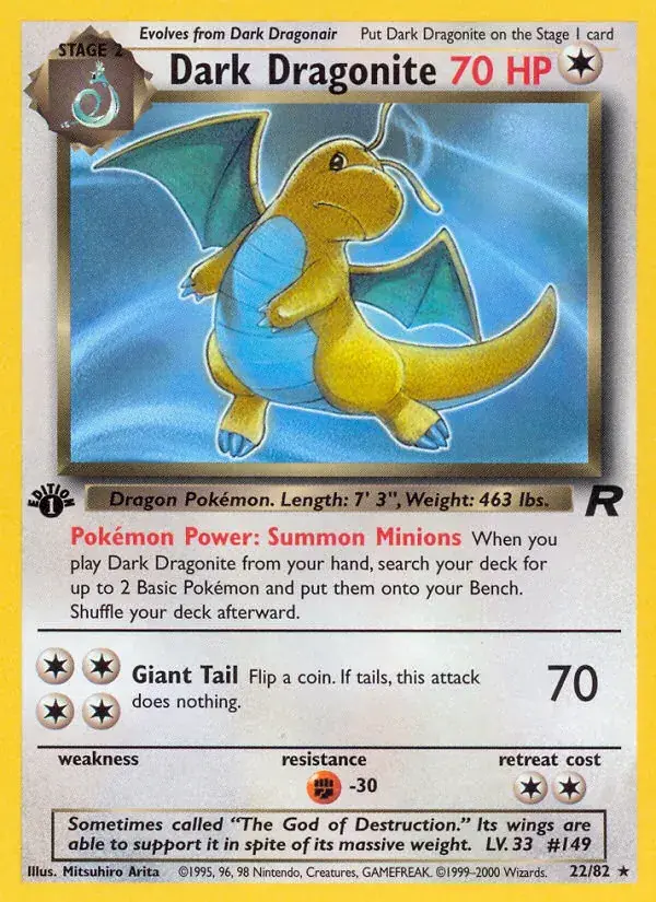 Dark Dragonite - 22/83 - Team Rocket