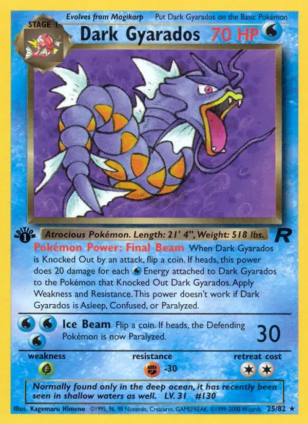 Dark Gyarados - 25/83 - Team Rocket