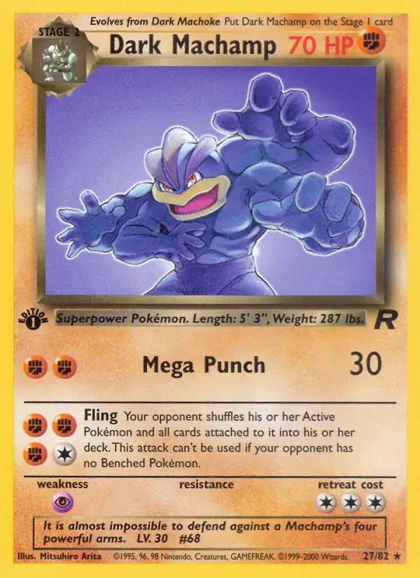Dark Machamp - 27/83 - Team Rocket