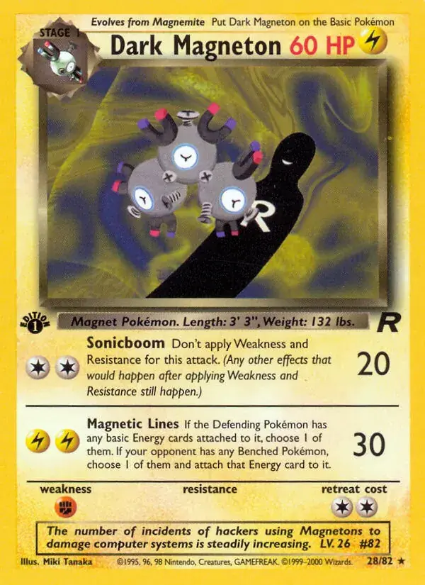 Dark Magneton - 28/83 - Team Rocket