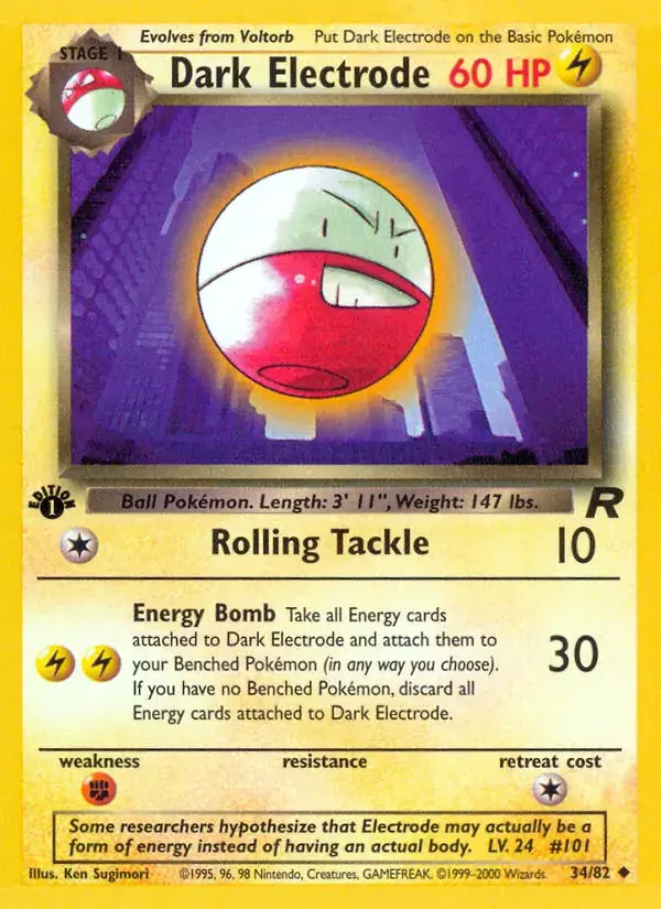 Dark Electrode - 34/83 - Team Rocket