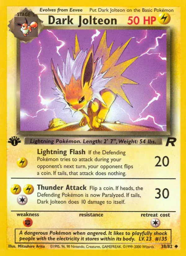 Dark Jolteon - 38/83 - Team Rocket