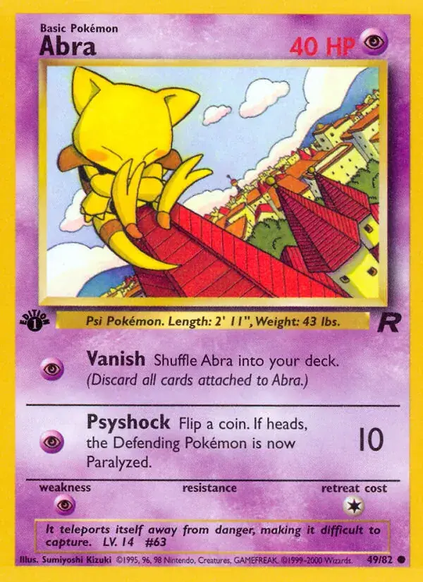 Abra - 49/83 - Team Rocket