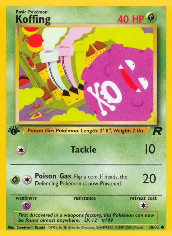Koffing - 58/83 - Team Rocket