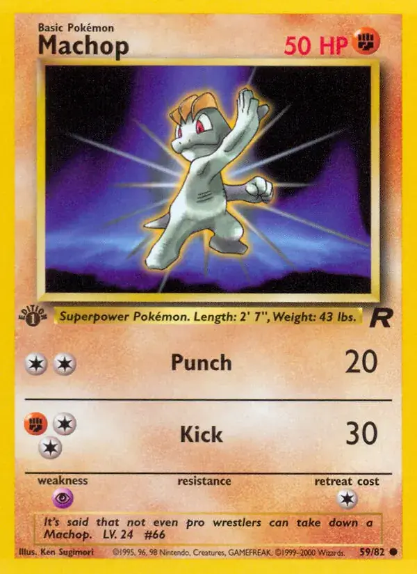 Machop - 59/83 - Team Rocket