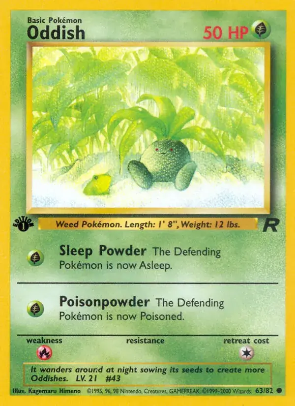 Oddish - 63/83 - Team Rocket
