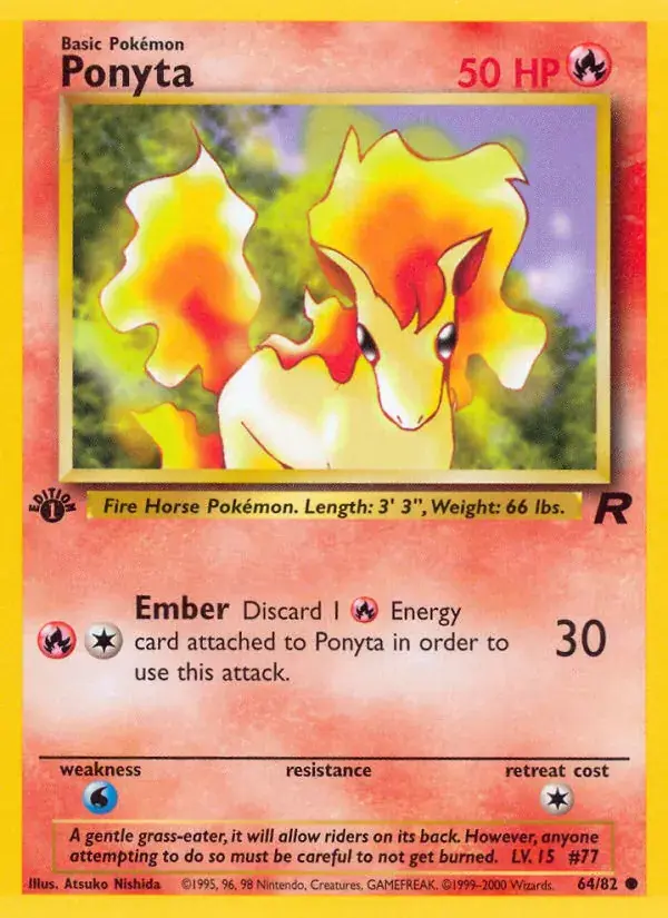 Ponyta - 64/83 - Team Rocket