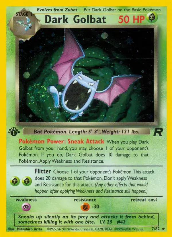 Dark Golbat - 7/83 - Team Rocket