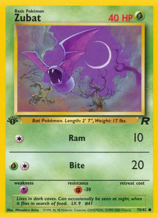 Zubat - 70/83 - Team Rocket