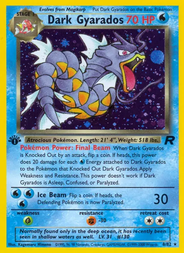 Dark Gyarados - 8/83 - Team Rocket