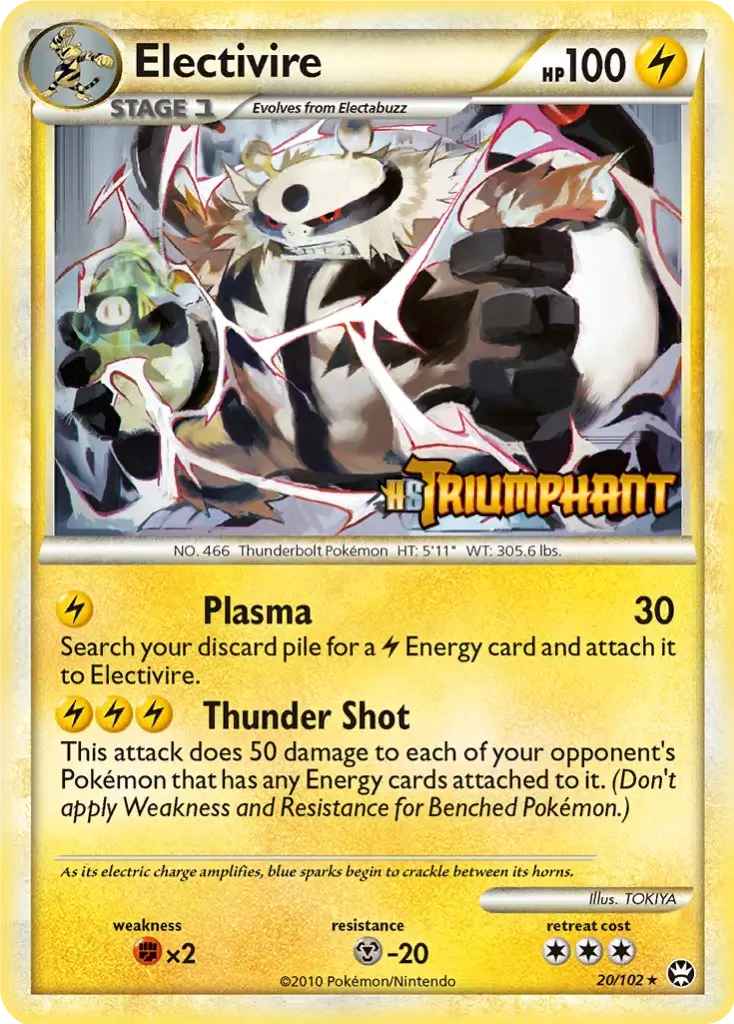 Electivire - HGSS4-TM 20/103 - Triomphant