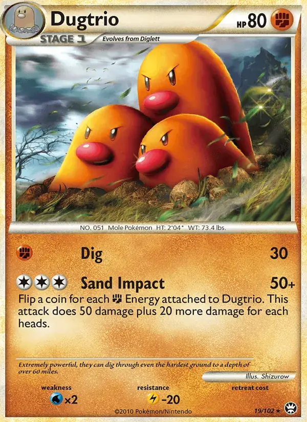 Dugtrio - 19/103 - Triumphant