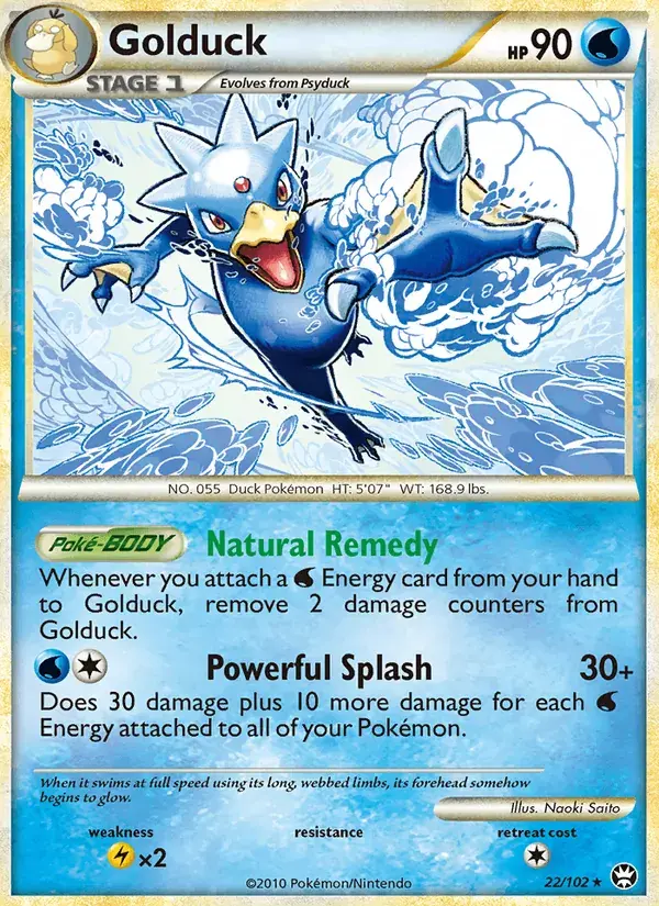 Golduck - 22/103 - Triumphant