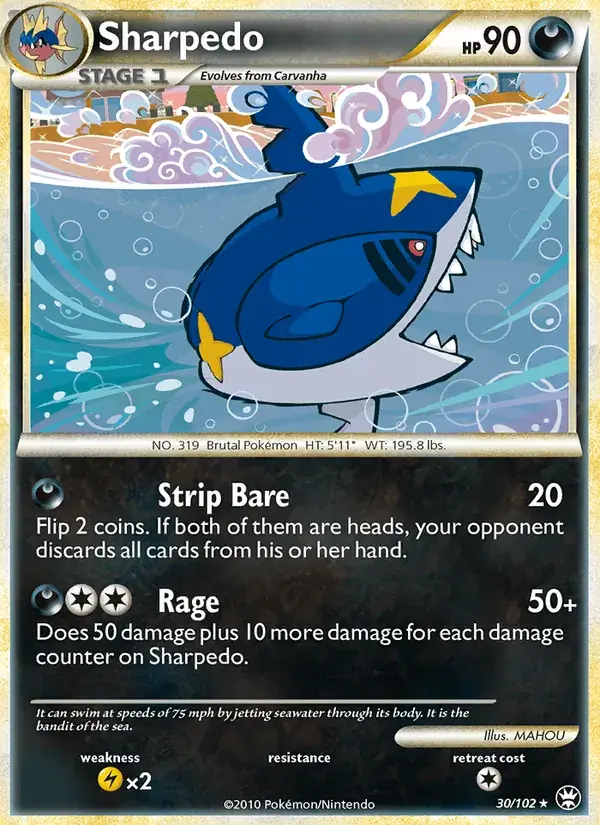 Sharpedo - 30/103 - Triumphant