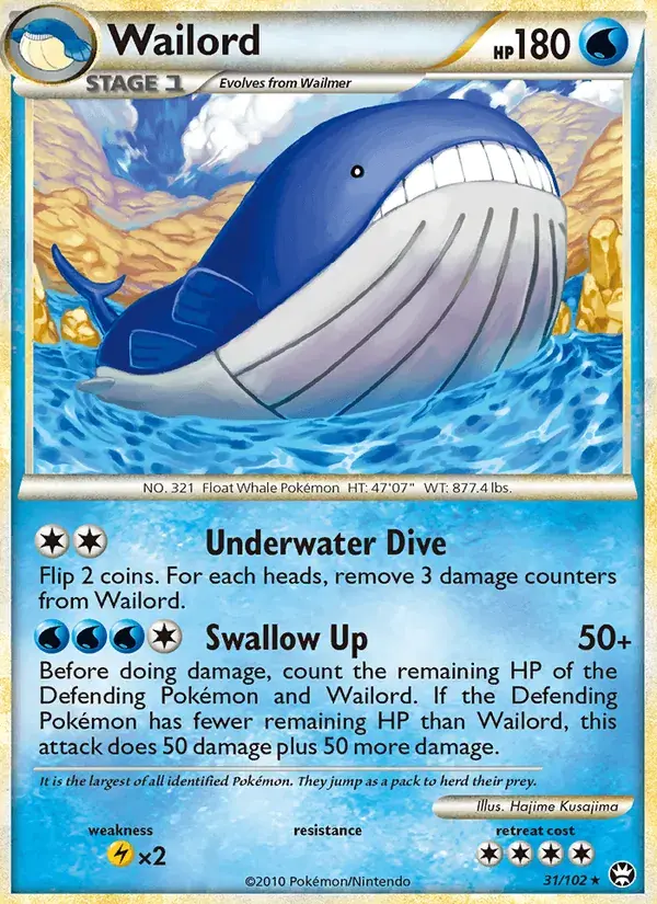 Wailord - 31/103 - Triumphant