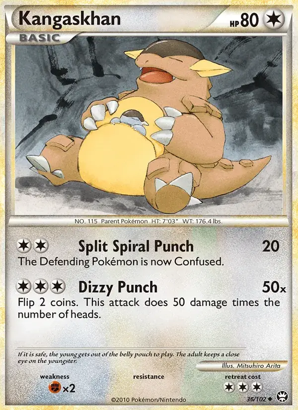 Kangaskhan - 36/103 - Triumphant