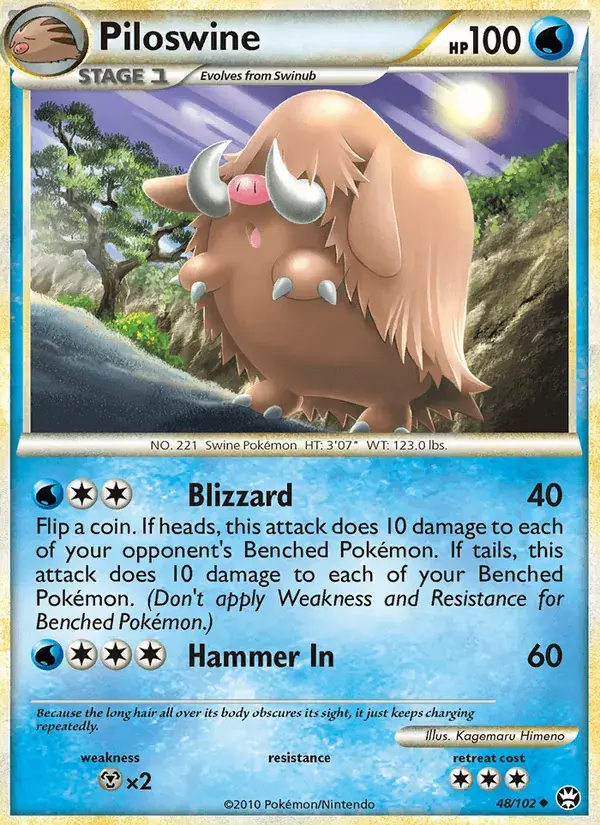 Piloswine - 48/103 - Triumphant