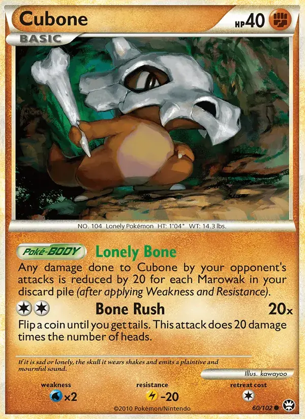 Cubone - 60/103 - Triumphant