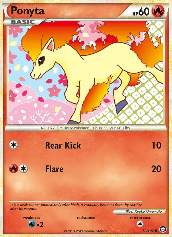 Ponyta - 72/103 - Triumphant