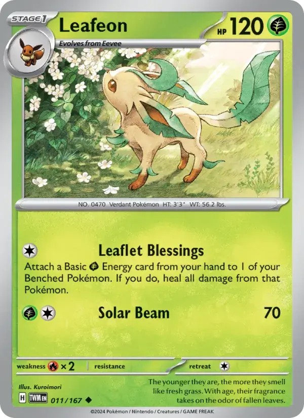 Leafeon - 011/226 - Twilight Masquerade