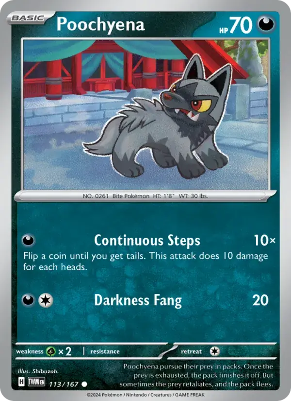 Poochyena - 113/226 - Twilight Masquerade