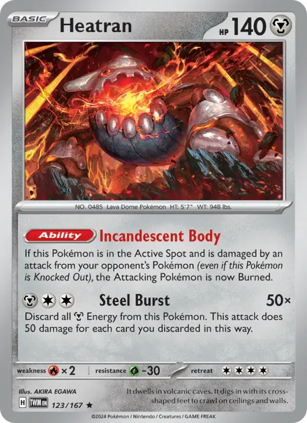 Heatran - 123/226 - Twilight Masquerade
