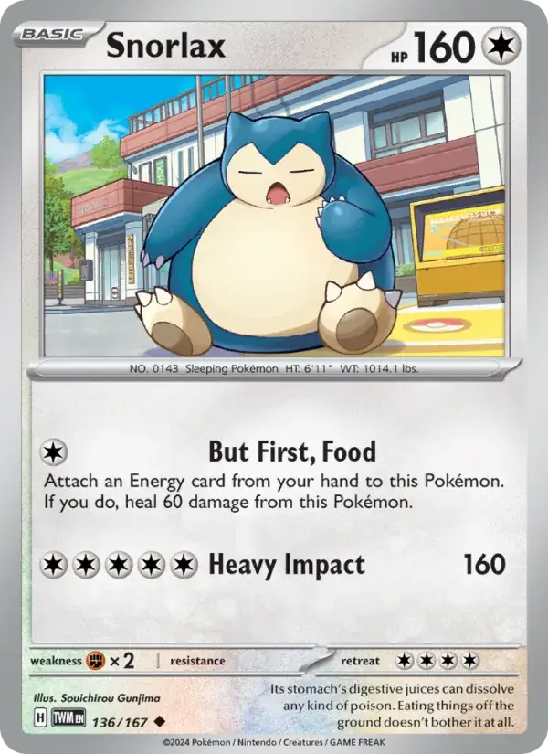 Snorlax - 136/226 - Twilight Masquerade
