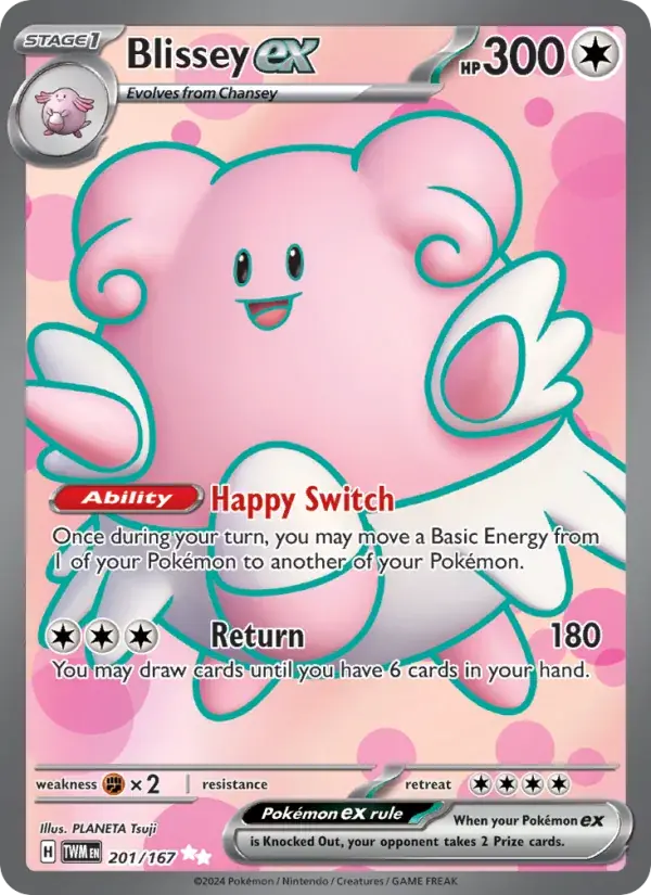 Blissey ex - 201/226 - Twilight Masquerade