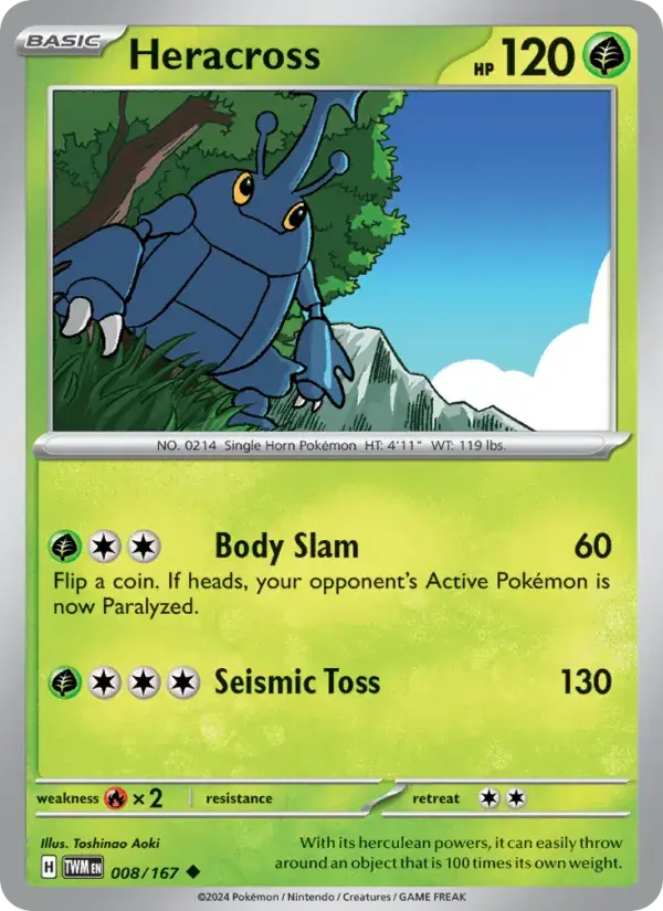Heracross - 008/226 - Twilight Masquerade