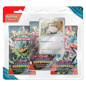 Twilight Masquerade: Snorlax 3-Pack Blister