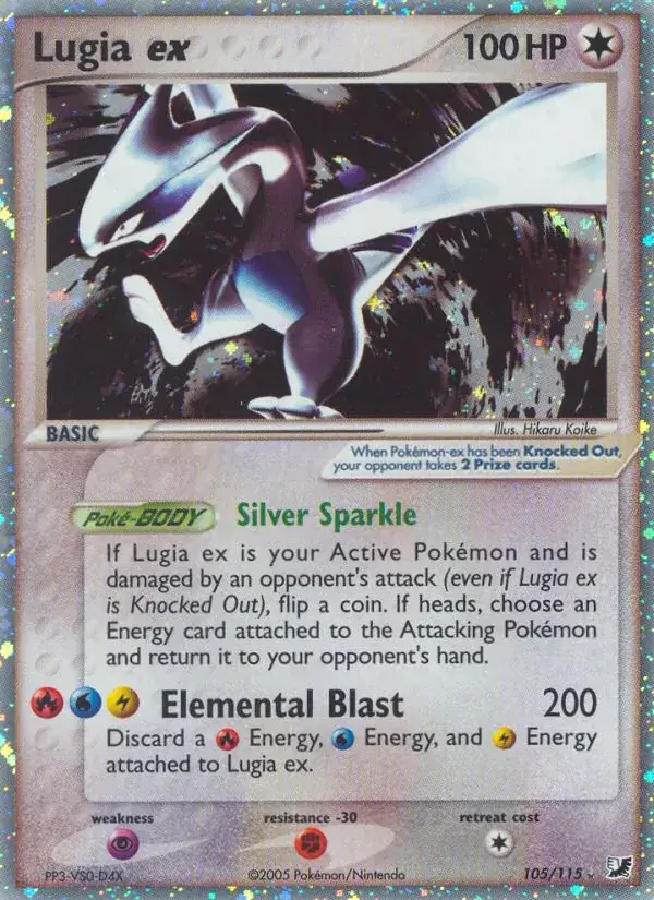 Lugia ex - 105/117 - Unseen Forces