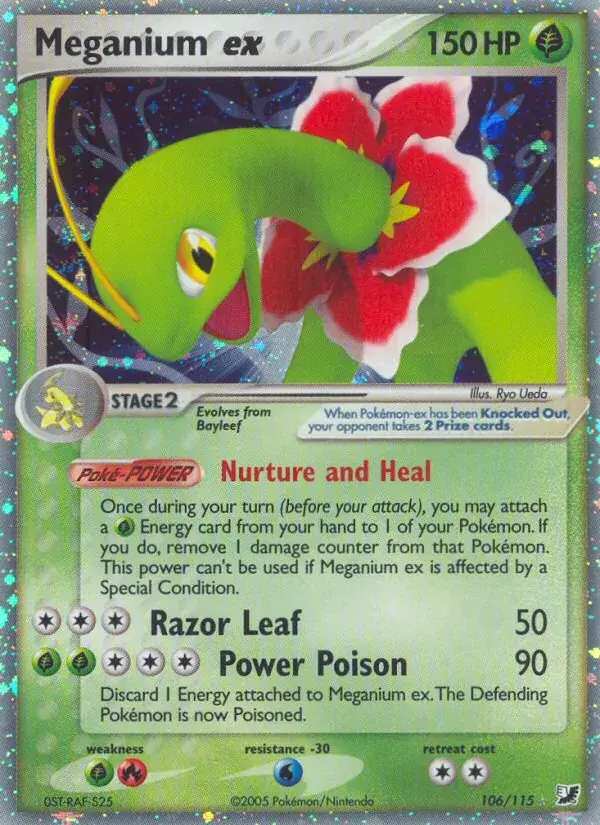 Meganium ex - 106/117 - Unseen Forces