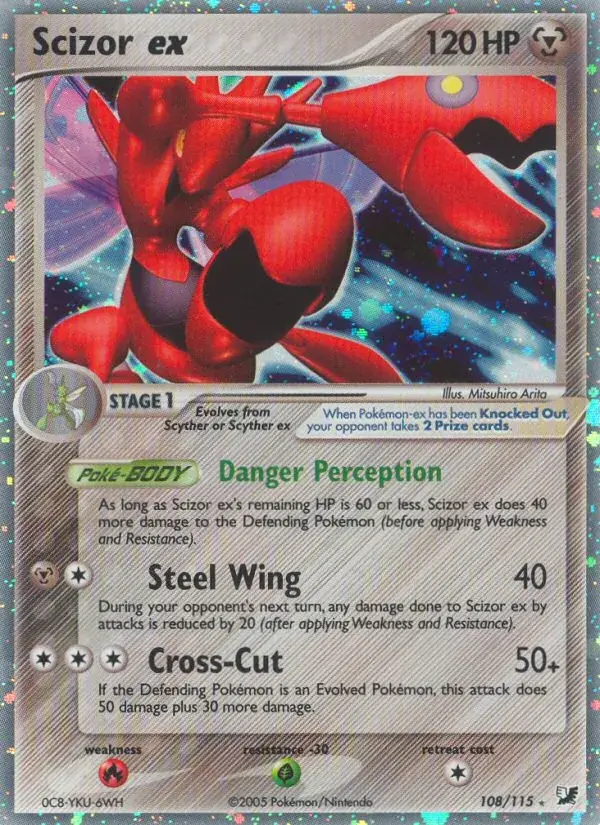 Scizor ex - 108/117 - Unseen Forces